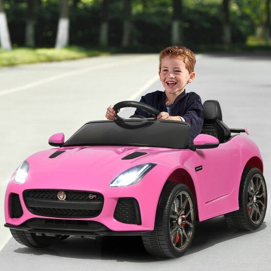 12V Jaguar F-Type SVR Licensed Kids Ride On Car-Pink - Color: - Premium Toys & Hobbies > Ride On Toys > Powered Ride On Toys from Rapidvehicles - Just $224.27! Shop now at Rapidvehicles