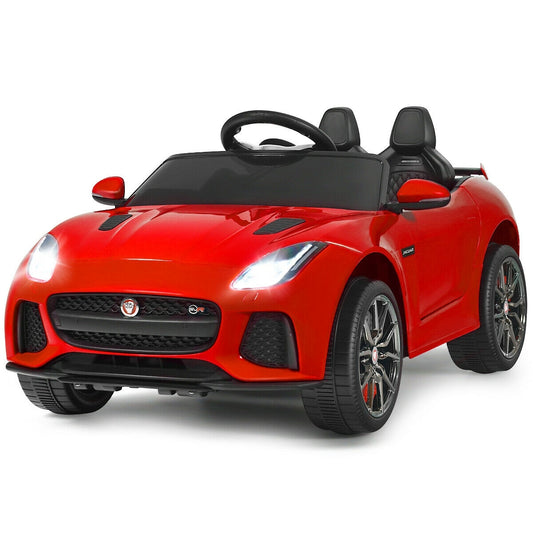 12V Jaguar F-Type SVR Licensed Kids Ride On Car-Red - Color: Red - Premium Toys & Hobbies > Ride On Toys > Powered Ride On Toys from Rapidvehicles - Just $209.46! Shop now at Rapidvehicles