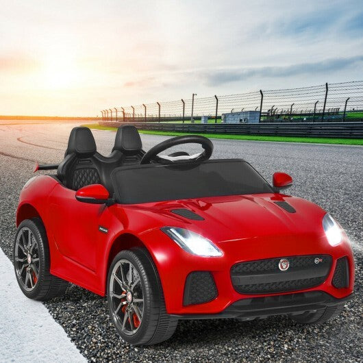 12V Jaguar F-Type SVR Licensed Kids Ride On Car-Red - Premium Ride On Toys from Rapidvehicles - Just $228.99! Shop now at Rapidvehicles