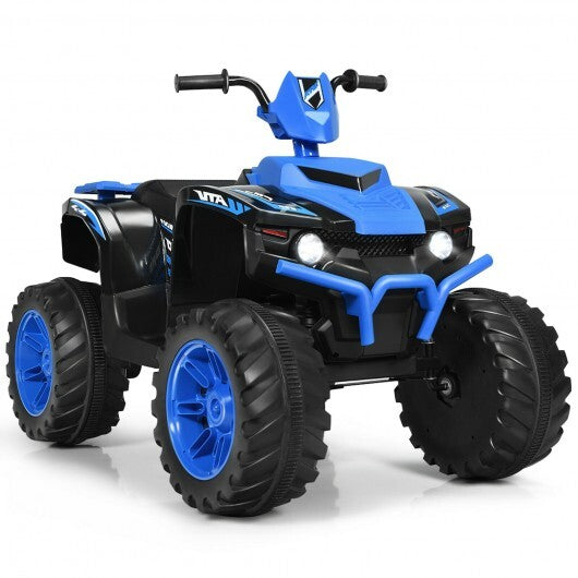 12V Kids Ride on ATV with LED Lights and Treaded Tires and LED - Premium Toys & Hobbies > Ride On Toys > Powered Ride On Toys from Rapidvehicles - Just $239.78! Shop now at Rapidvehicles