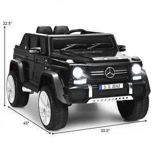 12V Licensed Mercedes-Benz Kids Ride On Car-Black - Premium Ride On Toys from Rapidvehicles - Just $380.78! Shop now at Rapidvehicles