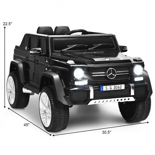 12V Licensed Mercedes-Benz Kids Ride On Car-Black - Color: Black - Premium Toys & Hobbies > Ride On Toys > Powered Ride On Toys from Rapidvehicles - Just $380.78! Shop now at Rapidvehicles