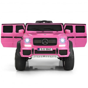 12V Licensed Mercedes-Benz Kids Ride On Car-Pink - Color: Pink - Premium Toys & Hobbies > Ride On Toys > Powered Ride On Toys from Rapidvehicles - Just $380.78! Shop now at Rapidvehicles