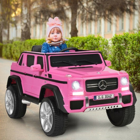 12V Licensed Mercedes-Benz Kids Ride On Car-Pink - Color: Pink - Premium Toys & Hobbies > Ride On Toys > Powered Ride On Toys from Rapidvehicles - Just $380.78! Shop now at Rapidvehicles