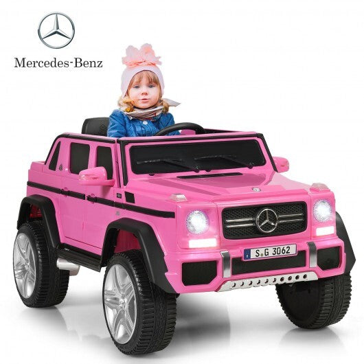 12V Licensed Mercedes-Benz Kids Ride On Car-Pink - Color: Pink - Premium Toys & Hobbies > Ride On Toys > Powered Ride On Toys from Rapidvehicles - Just $380.78! Shop now at Rapidvehicles