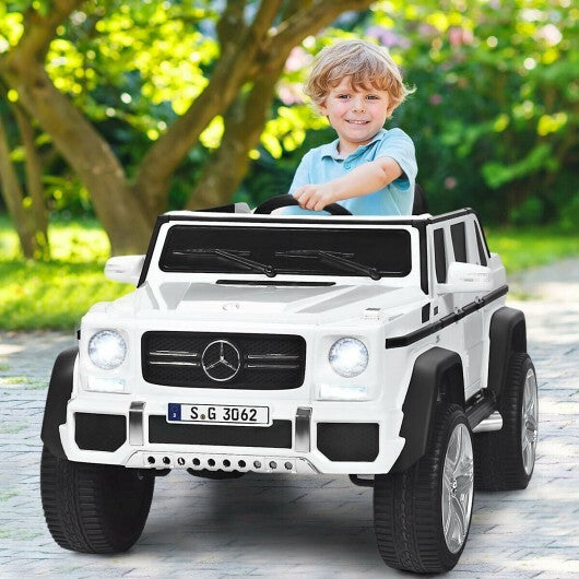 12V Licensed Mercedes-Benz Kids Ride On Car-White - Color: White - Premium Toys & Hobbies > Ride On Toys > Powered Ride On Toys from Rapidvehicles - Just $380.78! Shop now at Rapidvehicles