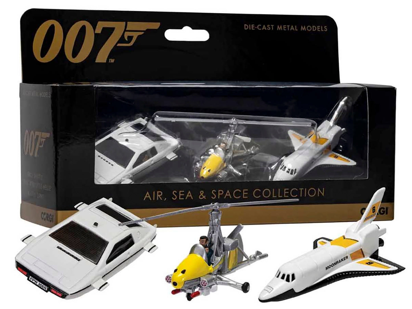 Air Sea and Space Collection "James Bond 007" Set of 3 Pieces - Premium Movie/TV Series Models from Corgi - Just $59.99! Shop now at Rapidvehicles