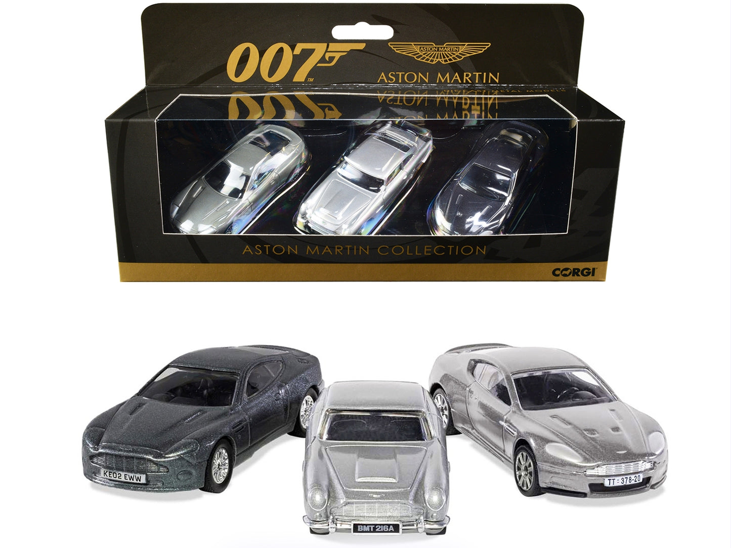 Aston Martin Collection "James Bond 007" Set of 3 Pieces Diecast - Premium Movie/TV Series Models from Corgi - Just $56.24! Shop now at Rapidvehicles