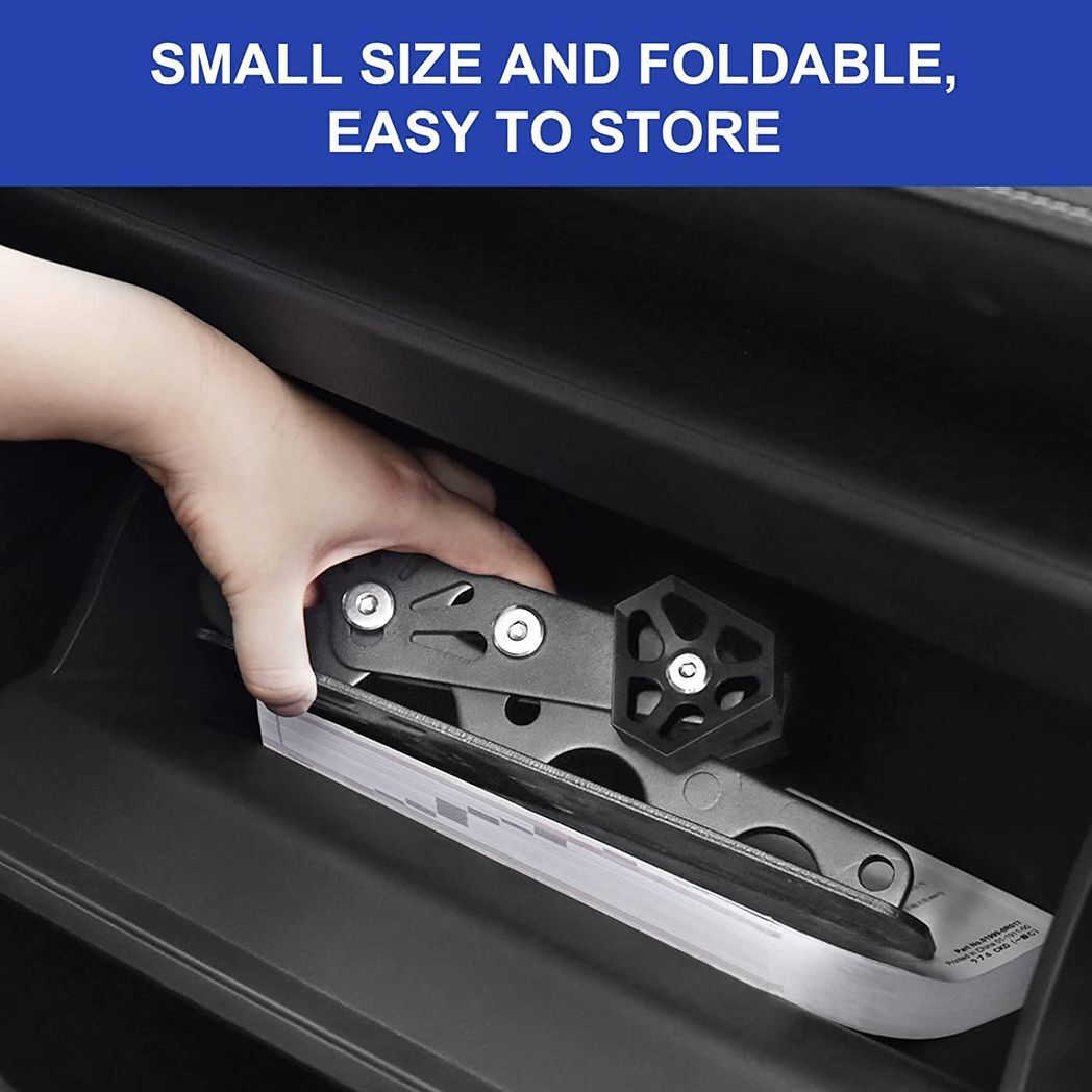 Upgraded Extra Long Car Door Step with Storage Bag Universal Fit for Most Car, SUV, Truck, Max Load 400 lbs,grey - Premium Automotive from Rapidvehicles - Just $70.99! Shop now at Rapidvehicles