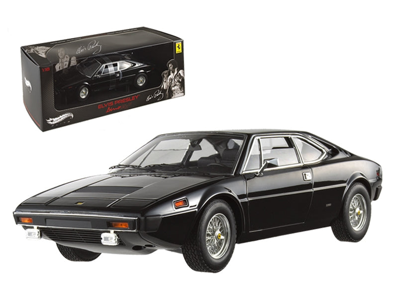 Ferrari Dino 308 GT4 Black (Elvis Presley Owned) "Elite Edition" - Premium Ferrari Models from Hotwheels - Just $161.99! Shop now at Rapidvehicles