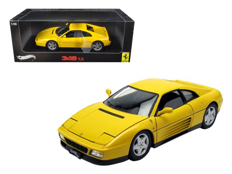 1989 Ferrari 348 TB Yellow Elite Edition 1/18 Diecast Car Model - Premium Ferrari Models from Hotwheels - Just $136.79! Shop now at Rapidvehicles