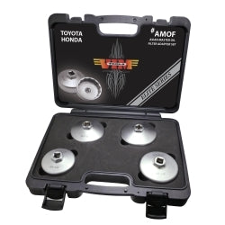 4 Pc. Master Oil Filter Adapter Set (Asian) - Premium Engine Electrical from VIM TOOLS - Just $127.99! Shop now at Rapidvehicles