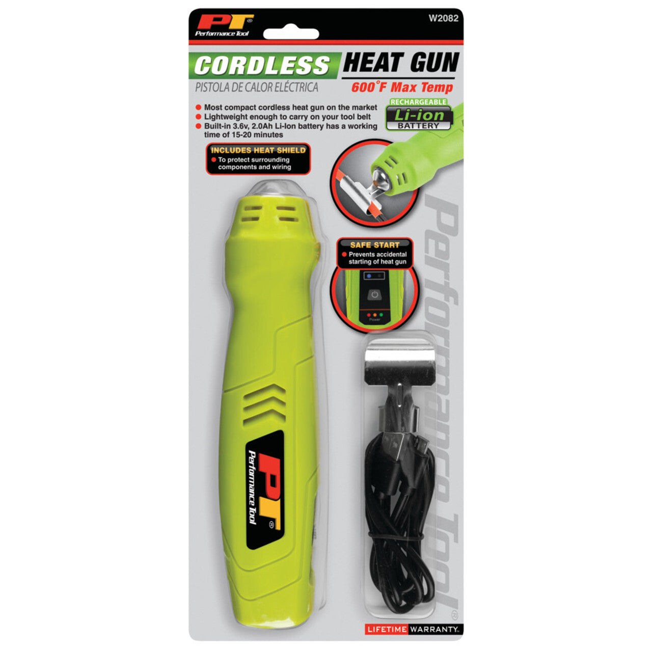 Performance Tool Compact Rechargeable Li-Ion Cordless Heat Gun - Premium Automotive from PERFORMANCETOOL - Just $66.36! Shop now at Rapidvehicles