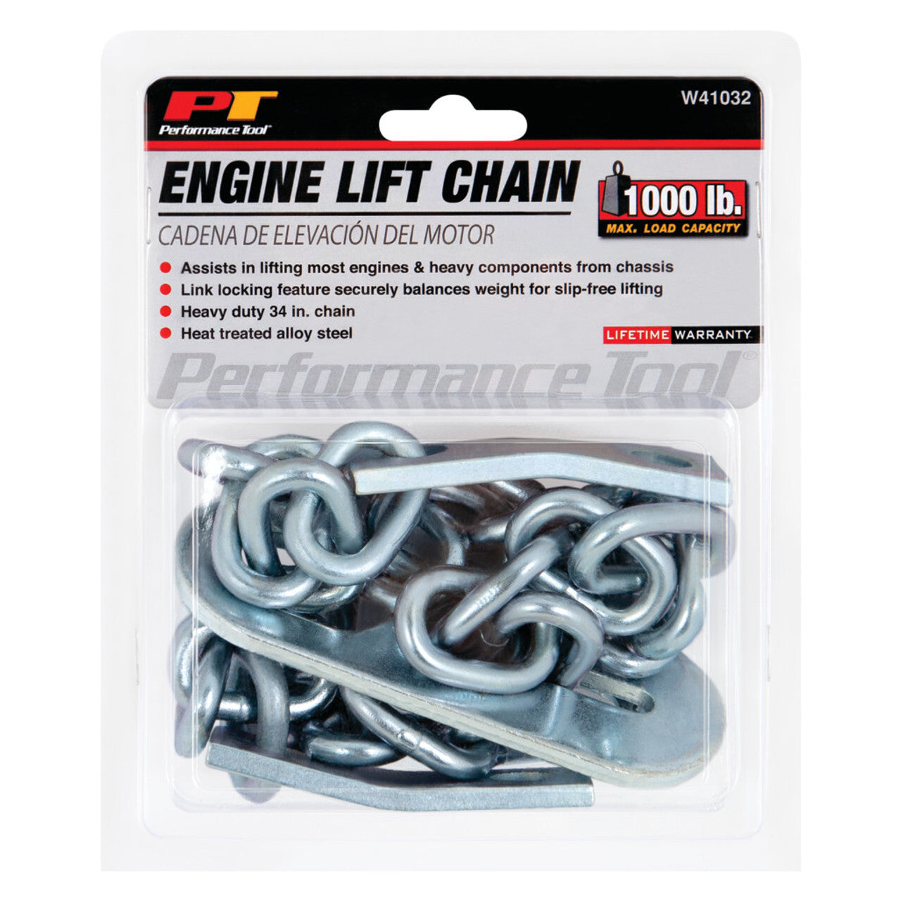 Performance Tool 34" Engine Lift Chain - Premium Automotive from PERFORMANCETOOL - Just $41.99! Shop now at Rapidvehicles