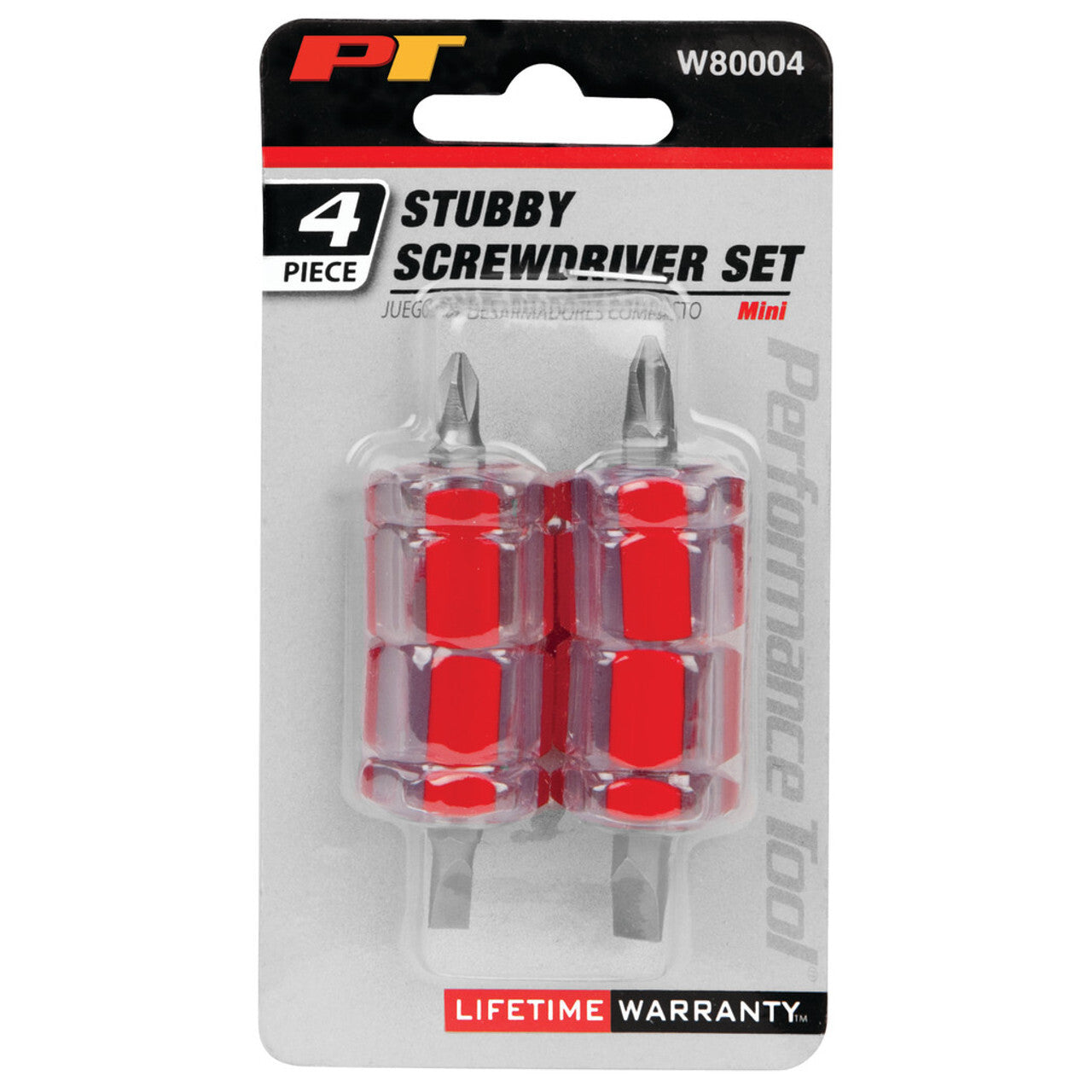 Performance Tool Mini Stubby Screwdriver Set (4 Piece Set) - Premium Automotive from PERFORMANCETOOL - Just $27.99! Shop now at Rapidvehicles