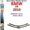 Beam Wiper Blades for 2010 BMW Z4 (Set of 2) - Premium Automotive from Bronze Coco - Just $27.99! Shop now at Rapidvehicles