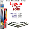 Beam Wiper Blades for 2008 Jaguar X-Type (Set of 3) - Premium Automotive from Bronze Coco - Just $42.99! Shop now at Rapidvehicles