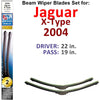 Beam Wiper Blades for 2004 Jaguar X-Type (Set of 2) - Premium Automotive from Bronze Coco - Just $32.99! Shop now at Rapidvehicles