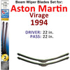 Beam Wiper Blades for 1994 Aston Martin Virage (Set of 2) - Premium Automotive from Bronze Coco - Just $27.99! Shop now at Rapidvehicles