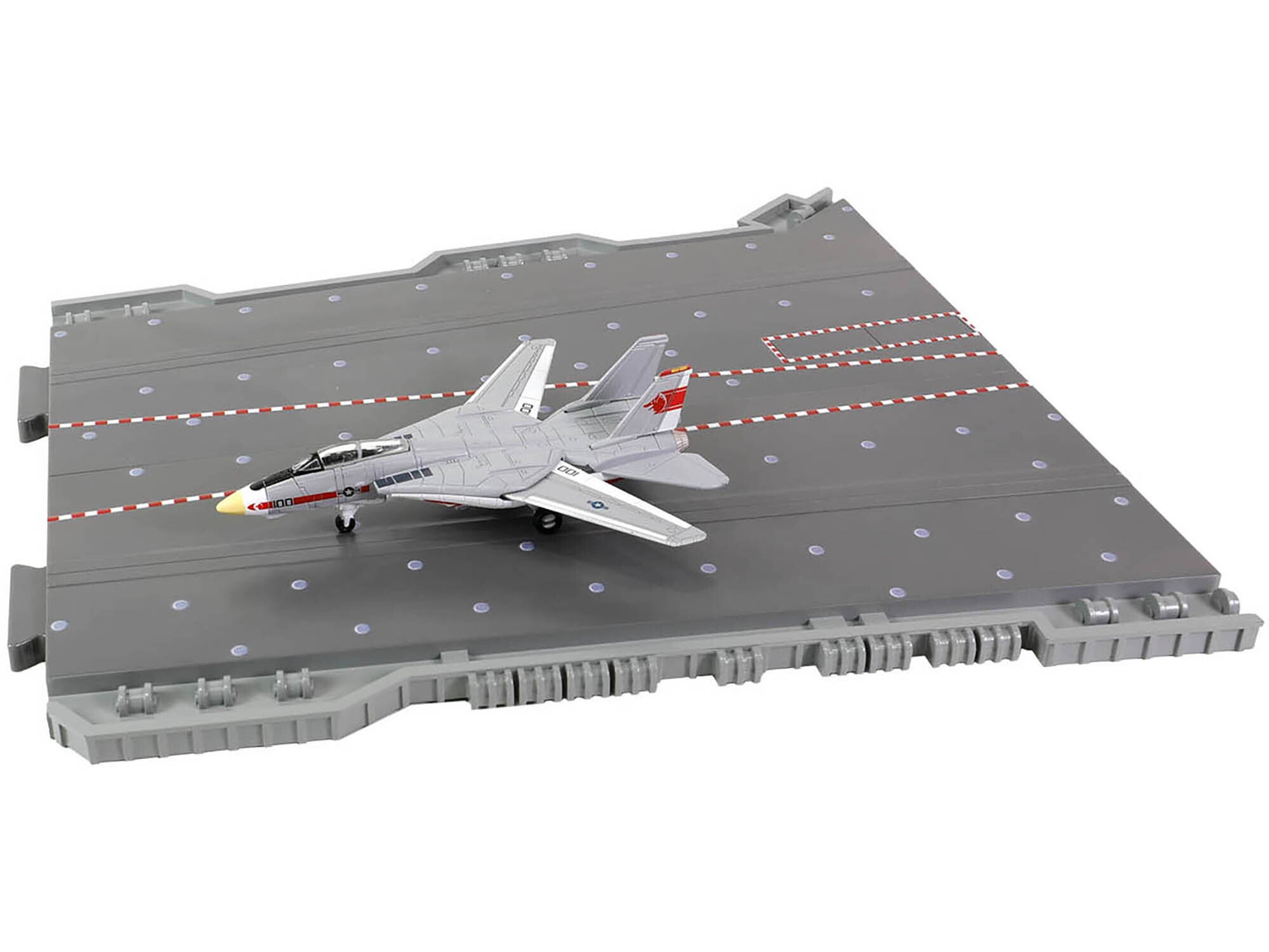 Grumman F-14 Tomcat Fighter Aircraft "VF-1 Wolfpack" and Section B of USS Enterprise (CVN-65) Aircraft Carrier Display Deck "Legendary F-14 Tomcat" Series 1/200 Diecast Model by Forces of Valor - Premium Aircrafts and War Planes from Forces Of Valor - Just $58.99! Shop now at Rapidvehicles