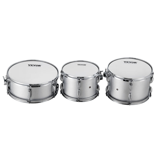 VEVOR Adult Drum Set, 5-Piece, 22 inches Complete Full Size Drum Kit with Bass Toms Snare Floor Drum Adjustable Throne Stands Cymbal Hi-Hat Pedal and Drumsticks, Beginner Drum Kit for Adults, Silver - Premium Instrument Accessories from VEVOR - Just $344.03! Shop now at Rapidvehicles