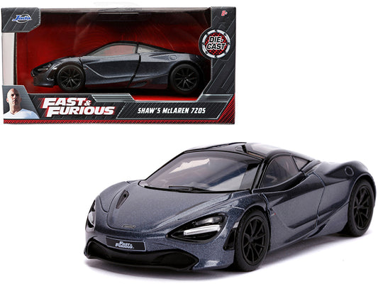 Shaw's McLaren 720S RHD (Right Hand Drive) Metallic Gray "Fast & - Premium  from Rapidvehicles - Just $29.99! Shop now at Rapidvehicles