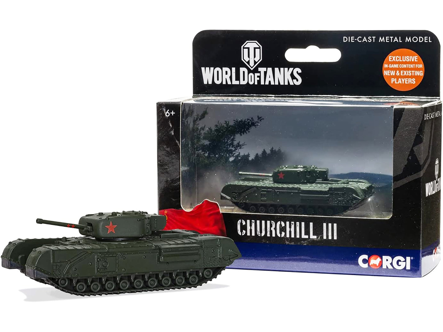 Churchill Mk III Infantry Tank USSR "World of Tanks" Video Game - Premium Tanks and AFV's from Corgi - Just $37.99! Shop now at Rapidvehicles