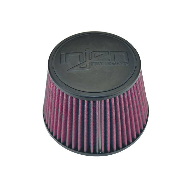 Injen 8-Layer Oiled Cotton Gauze Air Filter (Black/Red) - Premium Automotive from INJEN - Just $92.99! Shop now at Rapidvehicles