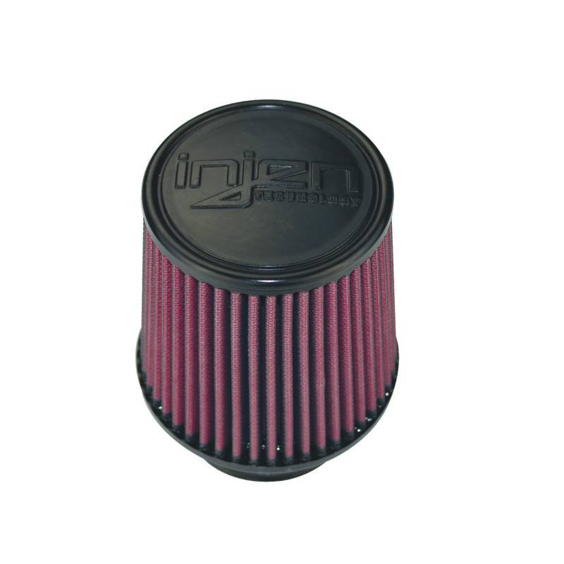 Injen 8-Layer Oiled Cotton Gauze Air Filter (Black/Red) - Premium Automotive from INJEN - Just $88.99! Shop now at Rapidvehicles