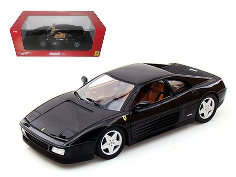 Ferrari 348 TB Black 1/18 Diecast Car Model by Hot Wheels - Premium Ferrari Models from Hotwheels - Just $83.69! Shop now at Rapidvehicles