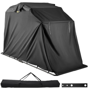 VEVOR Motorcycle Shelter Shed Strong Frame Motorbike Garage Waterproof 106.3"x 41.3"x 61" Motorbike Cover Tent Scooter Shelter 120055 Hoods for Vehicles - Premium Motorcycle Shelter from VEVOR - Just $159.99! Shop now at Rapidvehicles