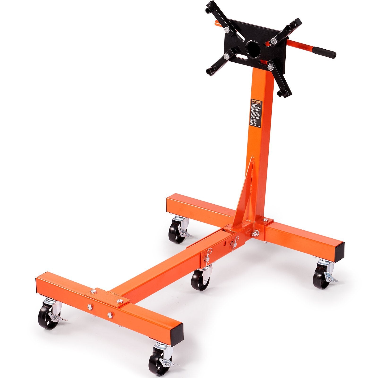 VEVOR Engine Stand, 1500 lbs (3/4 Ton) Rotating Engine Motor Stand with 360 Degree Adjustable Head, Cast Iron Folding Motor Hoist Dolly, 5-Caster, 4 Adjustable Arms, for Vehicle Maintenance - Premium Engine Stand from VEVOR - Just $167.99! Shop now at Rapidvehicles