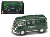 1962 Volkswagen Microbus Police Green 1/43 Diecast Car Model by Road Signature - Premium Police Models from Road Signature - Just $32.07! Shop now at Rapidvehicles