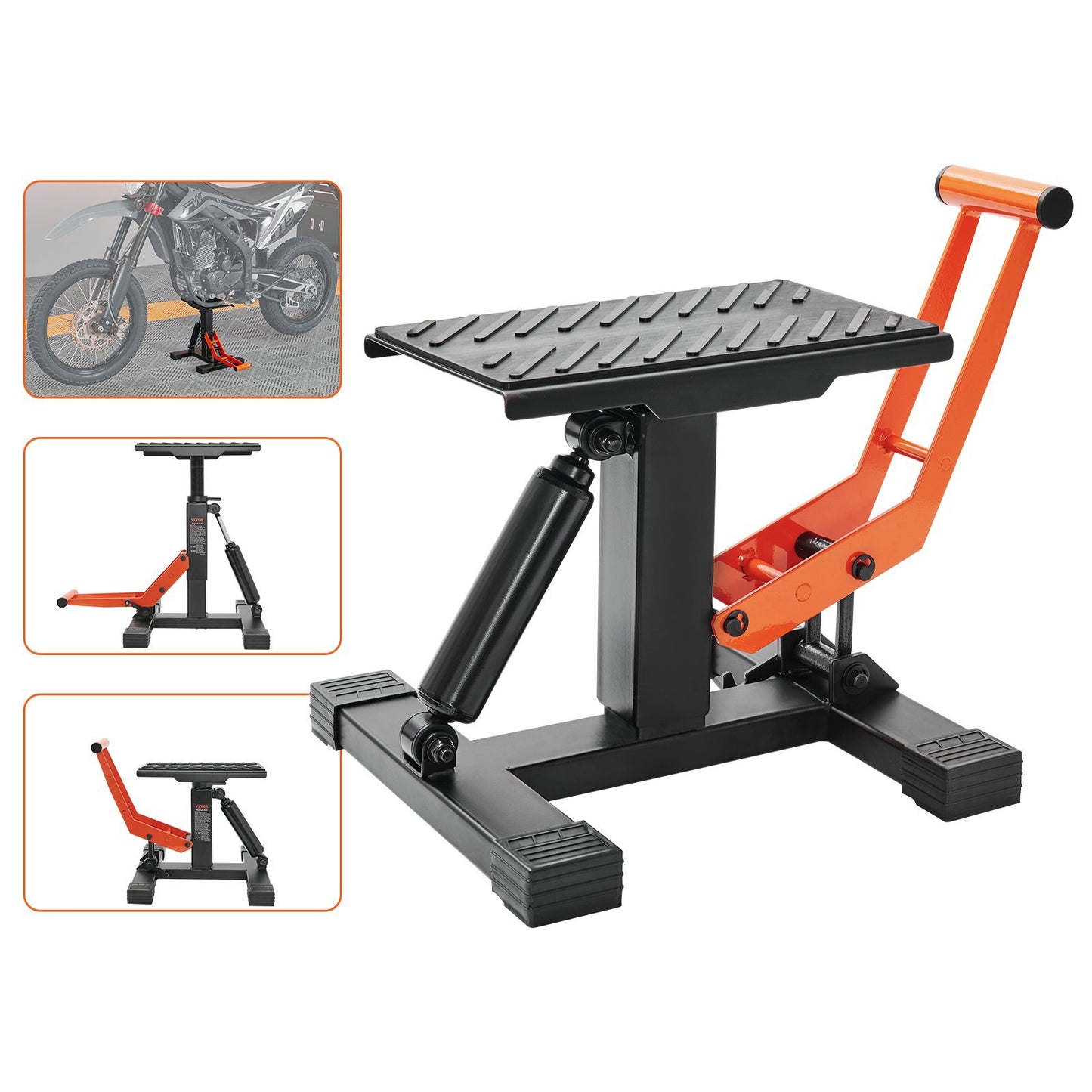 VEVOR Dirt Bike Lift Stand, Motorcycle Jack Lift Stand 440 lbs - Premium Motorcycle Lift Stand from VEVOR - Just $75.39! Shop now at Rapidvehicles