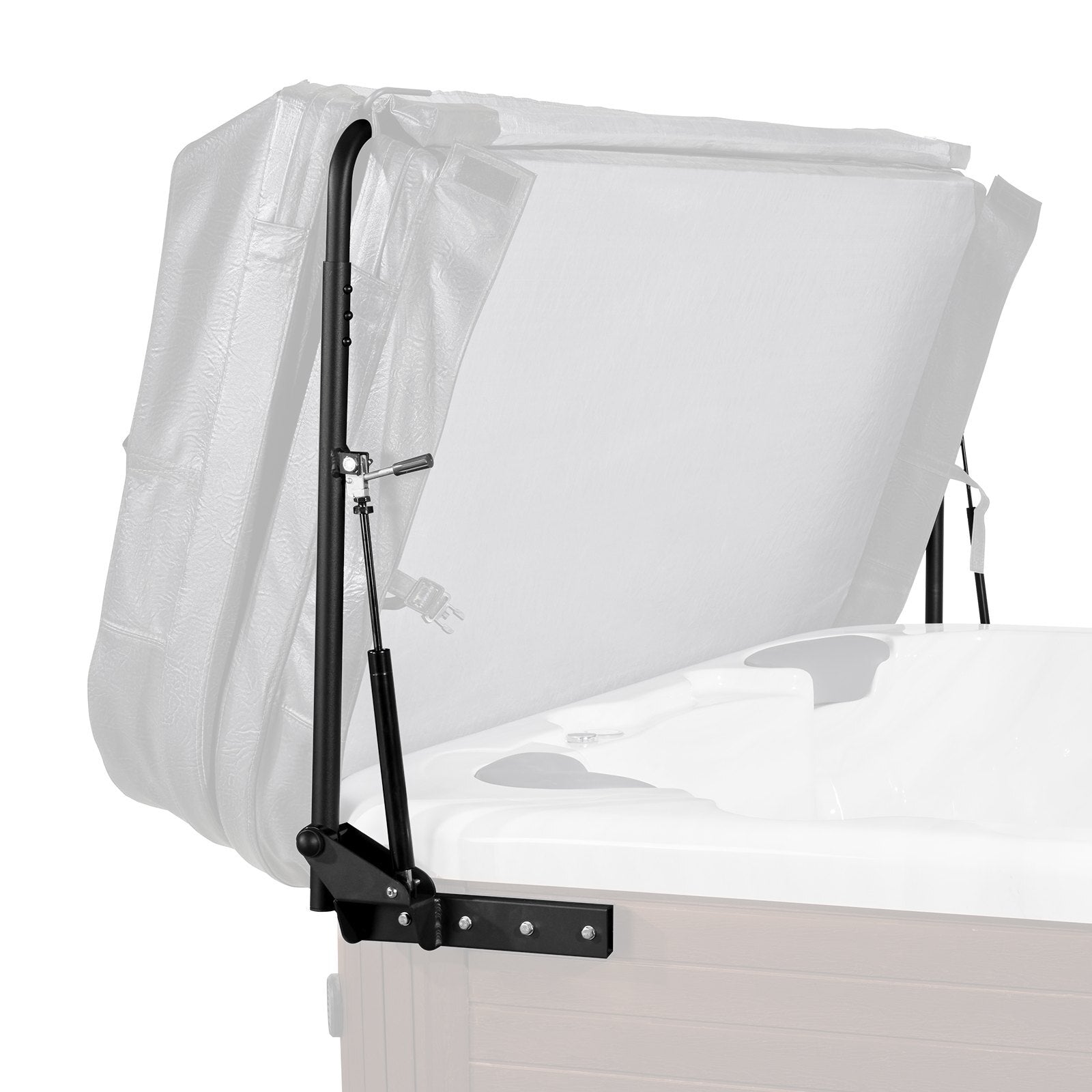 VEVOR Hot Tub Cover Lift, Spa Cover Lift, Hydraulic, Width 69" - 96.5" Adjustable, Installed on Both Sides at the Top, Suitable for Various Sizes of Rectangular Bathtubs, Hot Tubs, Spa - Premium Bath & Shower Safety Seating from VEVOR - Just $175.49! Shop now at Rapidvehicles