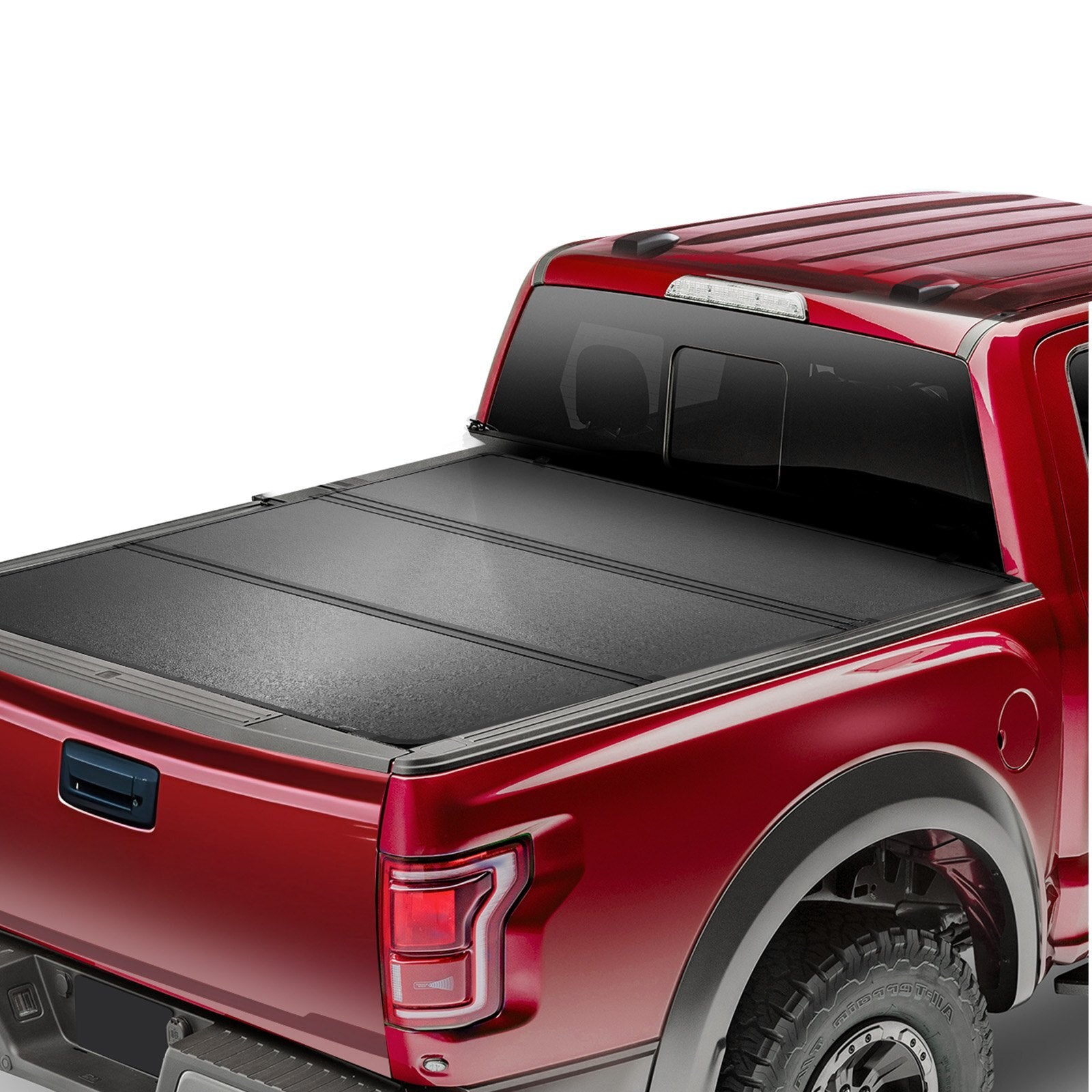 VEVOR Tri-Fold Truck Bed Tonneau Cover, Compatible with 2019-2024 Chevy Silverado GMC Sierra 1500 (NOT FIT 19-24 Classic) 5'8" Bed, Fit 5.8' x 5.3' (70" x 63.3") Inside Bed, 400 lbs Capacity, Black - Premium Tonneau Cover from VEVOR - Just $623.99! Shop now at Rapidvehicles