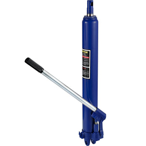 VEVOR Hydraulic Long Ram Jack, 8 Tons/17363 lbs Capacity, with Single Piston Pump and Clevis Base, Manual Cherry Picker w/Handle, for Garage/Shop Cranes, Engine Lift Hoist, Blue - Premium Bottle Jacks from VEVOR - Just $71.99! Shop now at Rapidvehicles