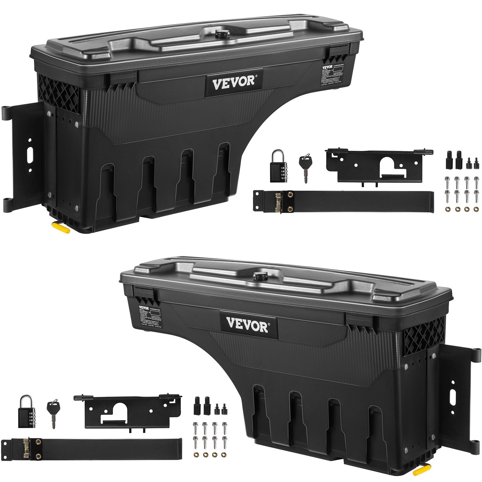 VEVOR Truck Bed Storage Tool Box Lockable for 2015-2021 Ford F150 Left and Right - Premium Truck Tool Boxes from VEVOR - Just $390.99! Shop now at Rapidvehicles