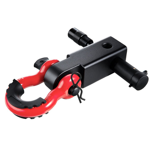 VEVOR 2" Trailer Shackle Hitch Receiver D-Ring Recovery for Truck - Premium Trailer Hitch from VEVOR - Just $59.99! Shop now at Rapidvehicles