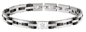 Maserati Jewels Stainless Steel JM220ASR02 Men's Bracelet - Premium  from Rapidvehicles - Just $151.99! Shop now at Rapidvehicles