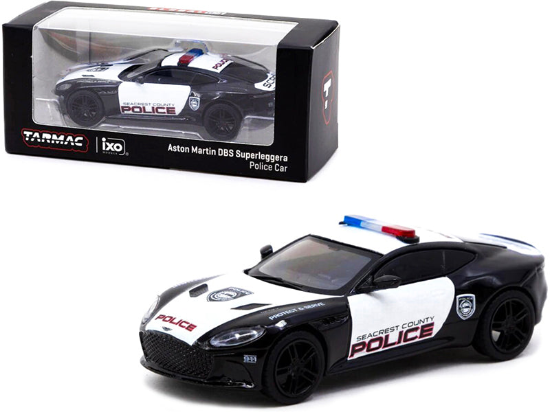 Aston Martin DBS Superleggera "Seacrest County Police" Black and - Premium  from Rapidvehicles - Just $35.99! Shop now at Rapidvehicles