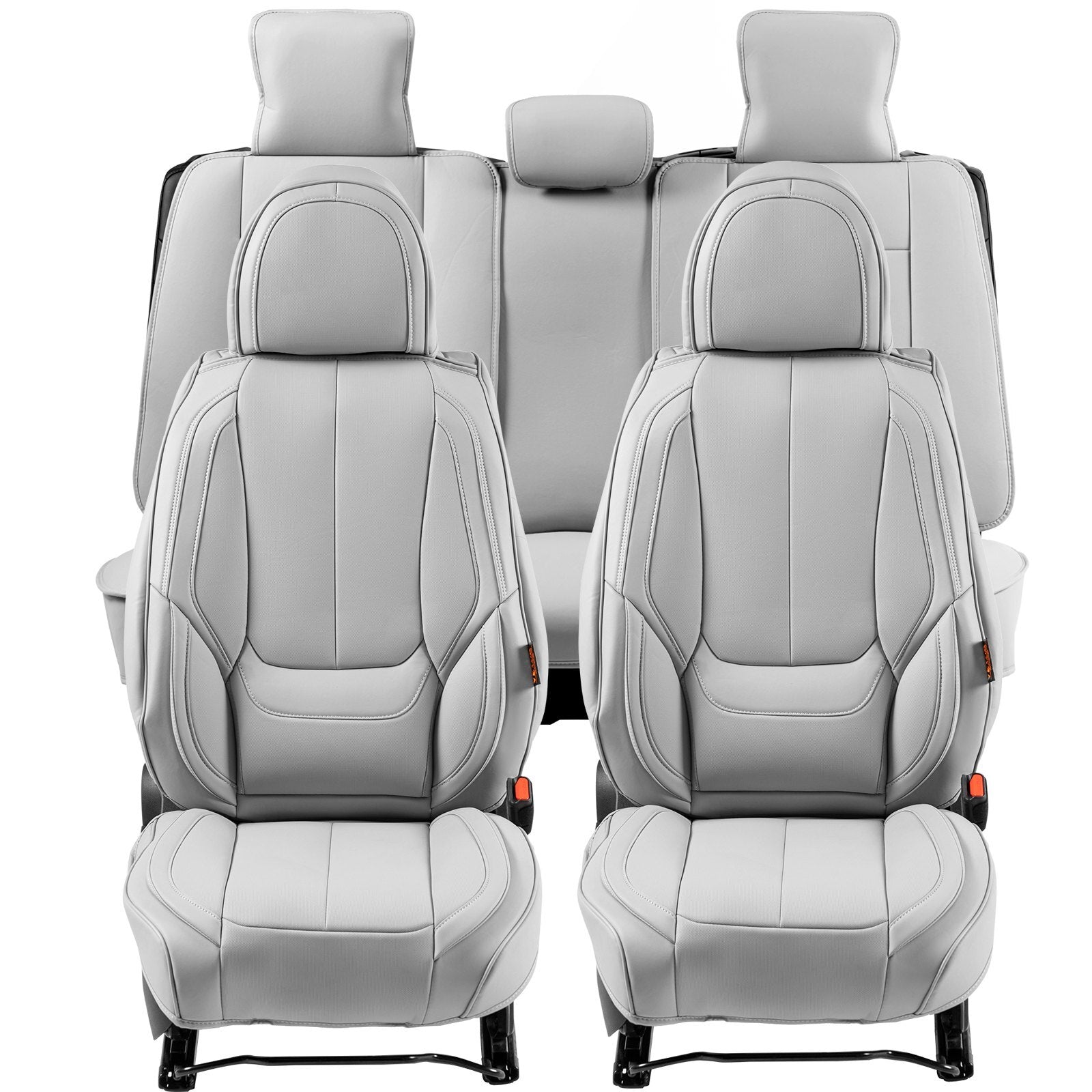 VEVOR Seat Covers, Universal Car Seat Covers Full Set Seats, Front and Rear Seat, 13pcs Faux Leather Seat Cover, Full Enclosed Design, Detachable Headrest and Airbag Compatible, for Most Car SUV Truck - Premium Seat Covers from VEVOR - Just $129.99! Shop now at Rapidvehicles