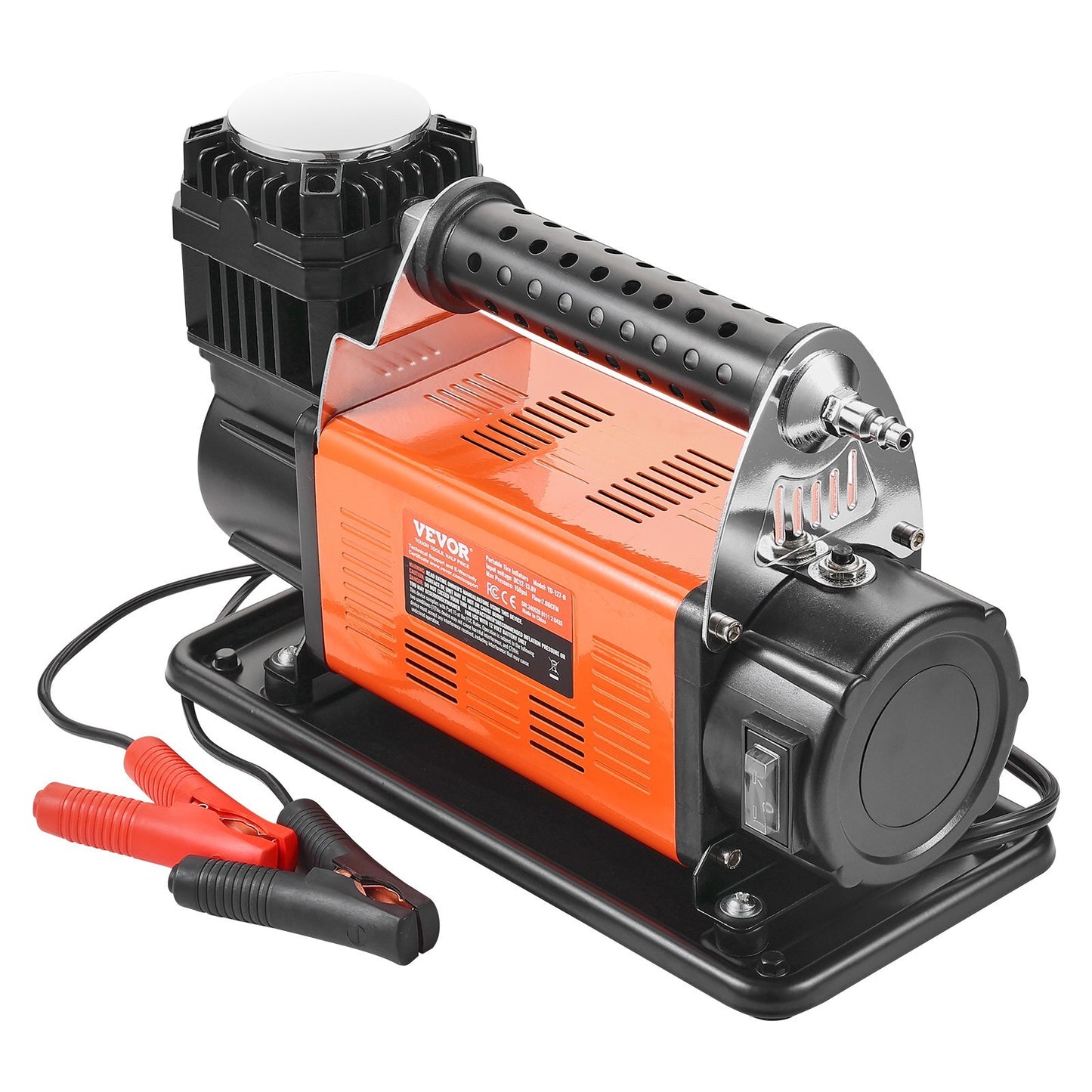 VEVOR 12V Heavy Duty Portable Air Compressor Car Tire Inflator - Premium Tire Inflators from VEVOR - Just $179.99! Shop now at Rapidvehicles