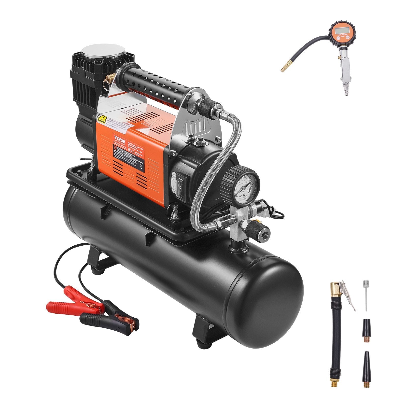 VEVOR Heavy Duty Air Compressor & 6L Tank 6.35CFM Portable Tire - Premium Tire Inflators from VEVOR - Just $301.99! Shop now at Rapidvehicles