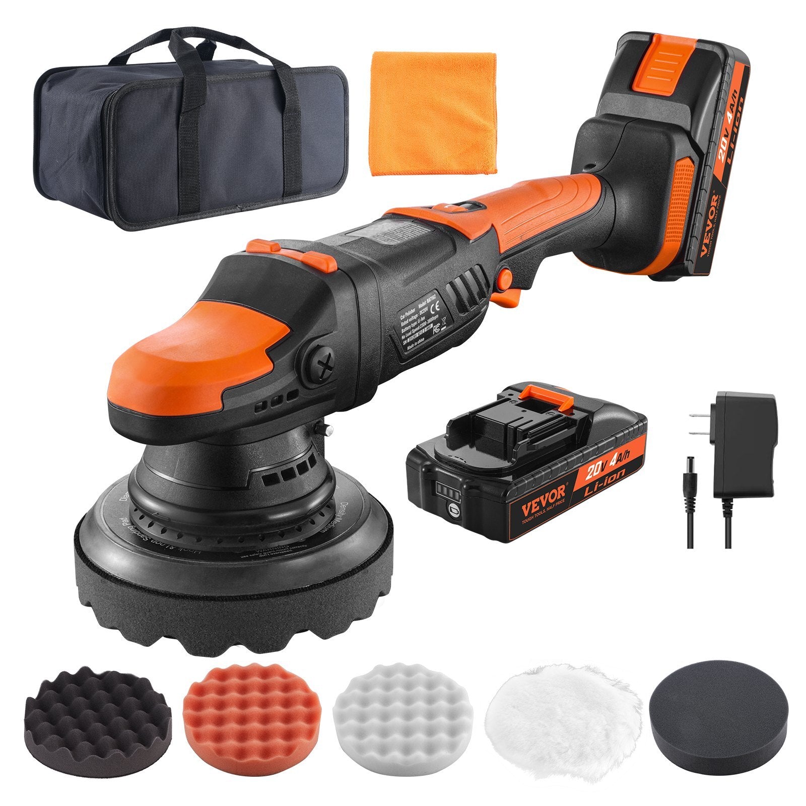 VEVOR 20V Cordless Buffer Polisher 6" Brushless Polisher with - Premium Buffer Polisher from VEVOR - Just $216.99! Shop now at Rapidvehicles