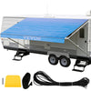 VEVOR RV Awning 15' Camper Awning Fabric, Trailer Awning Canopy Patio Camping Car Awning, Durable 15oz Vinyl Roller Tube for RV, Van, SUV, Patio Awning Replacement Ocean Blue Fade - Premium RV Awnings from VEVOR - Just $139.99! Shop now at Rapidvehicles