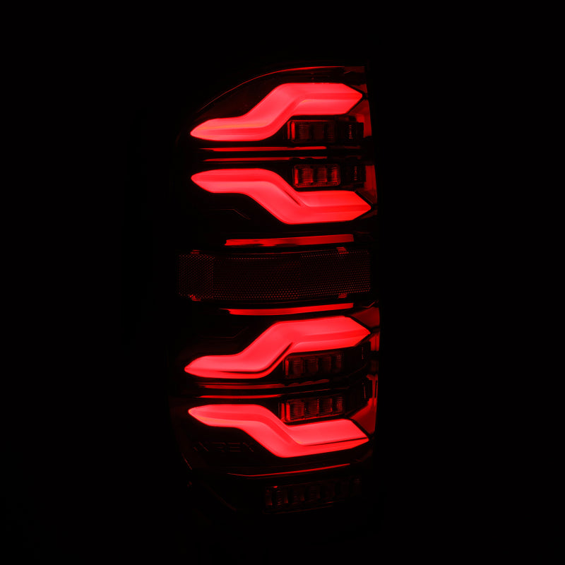 AlphaRex 14-21 Toyota Tundra LUXX LED Taillights Blk w/Activ Light/Seq Signal 672040 *Discontinued