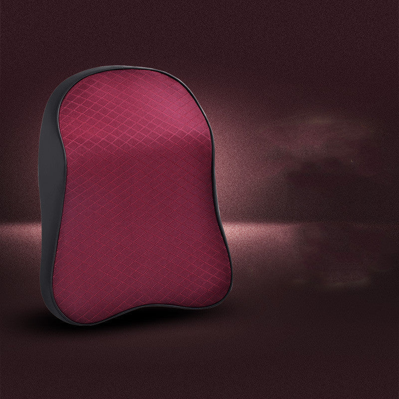 Color: Red, style: Headrest - Car Headrest Waist By Breathable Mesh High Resilience - Premium Automobiles Seat Covers from Rapidvehicles - Just $37.99! Shop now at Rapidvehicles