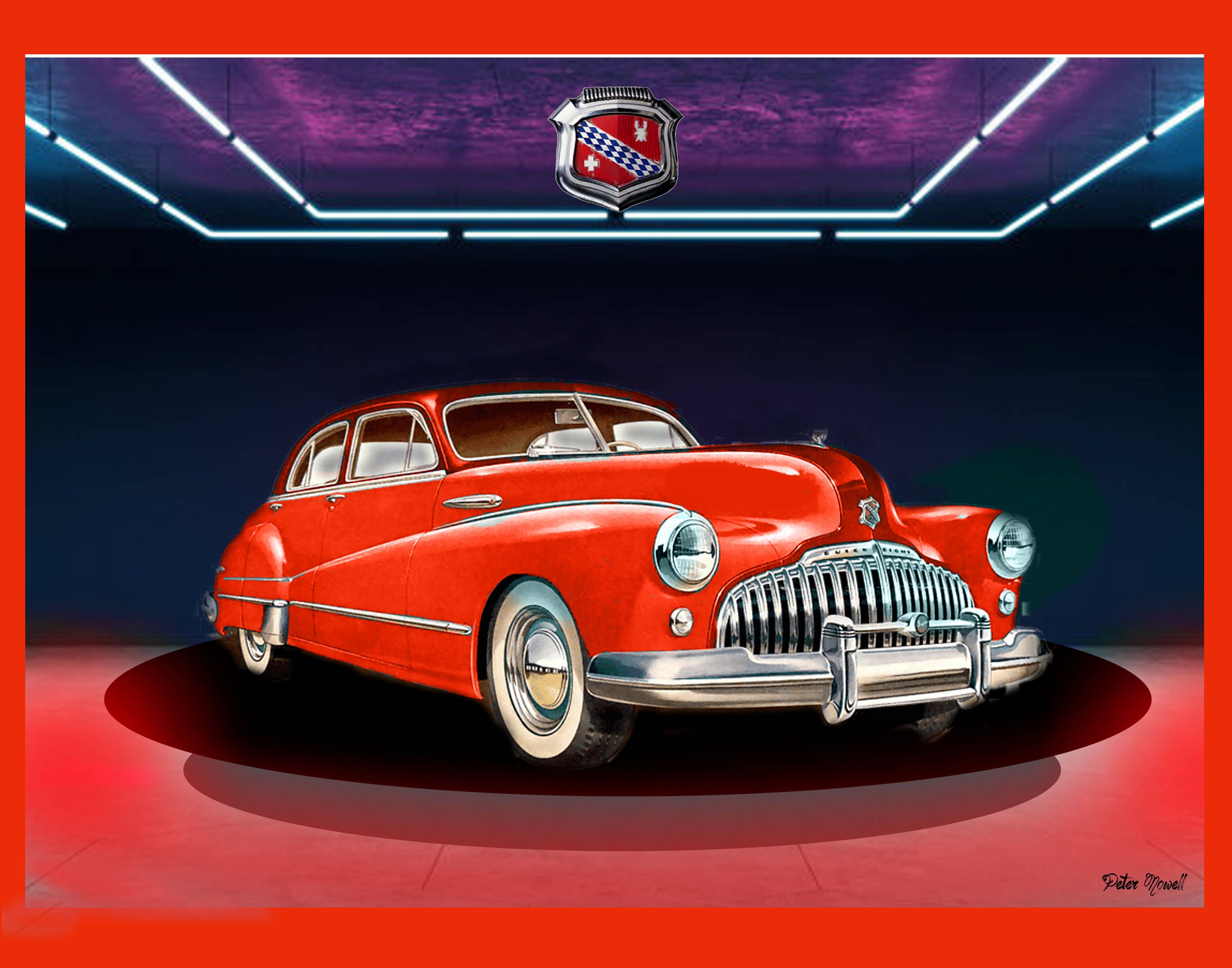 1948 Buick Mouse Pad Classic car - Premium Home & Garden from Maroon Cassiopeia - Just $7.99! Shop now at Rapidvehicles