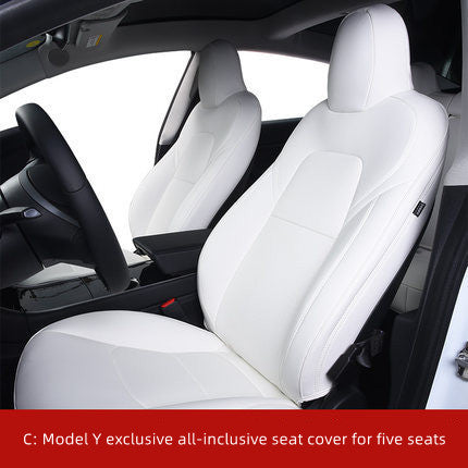 Color: White, style: C - Car Seat Cover Interior Package - Premium Automobiles Seat Covers from Rapidvehicles - Just $357.99! Shop now at Rapidvehicles